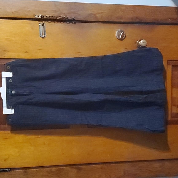 Lauren Jeans Company Pinstriped Jeans Size 2 - Picture 1 of 7